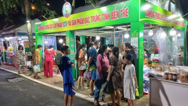 Quảng bá sản phẩm Bến Tre tại Hội chợ Xúc tiến tiêu dùng Thành phố Hồ Chí Minh năm 2023