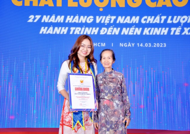BEINCO tự hào đạt danh hiệu hàng Việt Nam chất lượng cao do người tiêu dùng bình chọn năm 2023