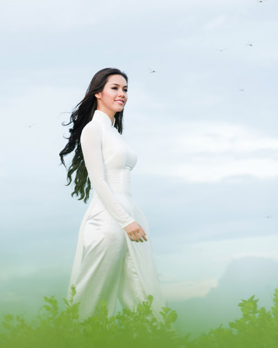 Hoàng My quảng bá xứ dừa Việt Nam với thế giới