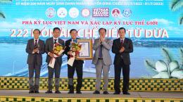 Bến Tre xác lập kỷ lục thế giới về chế biến và công diễn 222 món ăn từ Dừa