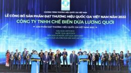 Sản phẩm dừa đạt Thương hiệu quốc gia Việt Nam     